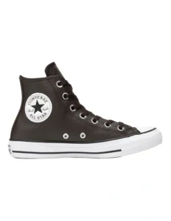 Converse Chuck Taylor All Star Tumbled Leather Sneaker In Velvet Brown