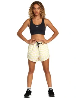 RVCA VA Essential Mid Support Bra In Black -Myer Clothing Shop 931433770 5 720x928