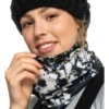 Roxy Lana Neck Warmer In Black