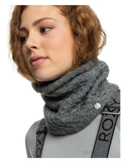 Roxy Blizzard Neck Warmer In Grey