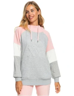 Roxy Liberty Hoodie In Grey