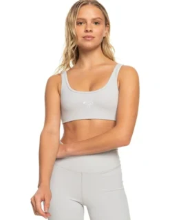 Roxy Kelia Sports Bra In Grey