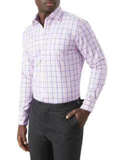 Hadden Shirt In Pink Navy