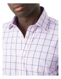 Hadden Shirt In Pink Navy -Myer Clothing Shop 932308120 932288140 3 720x928