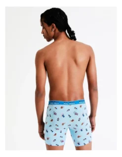 Fashion Long Leg Trunks Beach Holiday 3 Pack In Assorted -Myer Clothing Shop 932441590 4 720x928