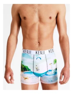 Fashion FastDry Trunks Seaside Llama 2 Pack In Green -Myer Clothing Shop 932442040 3 720x928