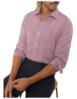 Barlow Shirt In Cherry Red