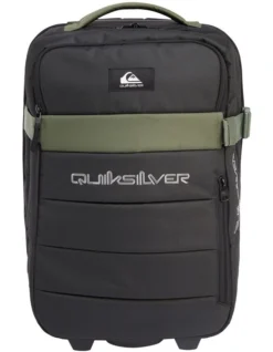 Quiksilver Horizon 41L Wheeled Suitcase In Black/Thyme