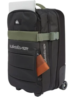 Quiksilver Horizon 41L Wheeled Suitcase In Black/Thyme -Myer Clothing Shop 933689440 4 720x928