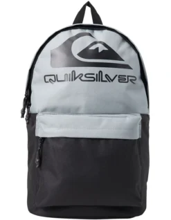 Quiksilver The Poster Logo Backpack In Black/Grey