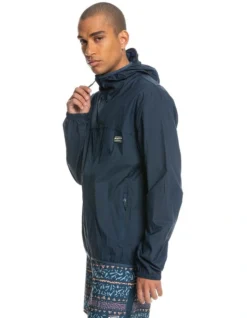Quiksilver Summit Run Technical Windbreaker In Insignia Blue -Myer Clothing Shop 933858730 4 720x928