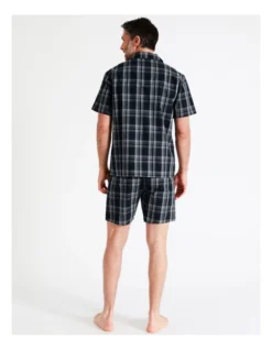 Short Sleeve Softwash Poplin PJ Set In Beach Check -Myer Clothing Shop 934046920 6 720x928