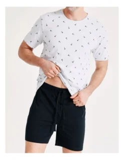 Soft Wash Knit Set Palm Trees In Grey Marle -Myer Clothing Shop 934048090 5 720x928