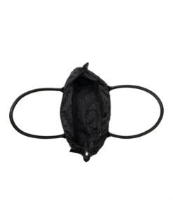 DKNY Lyla Nylon Zip Top Tote Bag In Black -Myer Clothing Shop 934301800 3 720x928