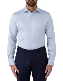 Cambridge Bentleigh Modern Fit Shirt In Light Blue
