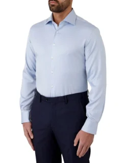 Cambridge Bentleigh Modern Fit Shirt In Light Blue -Myer Clothing Shop 934342570 934336180 3 720x928