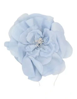 Cindy Fascinator In Pale Blue