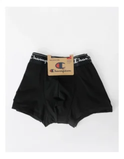 Champion Recycled Microfibre Trunks 3 Pack In Black