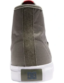 DC Manual Textile High-Top Shoes In Olive/Military -Myer Clothing Shop 935287930 5 720x928