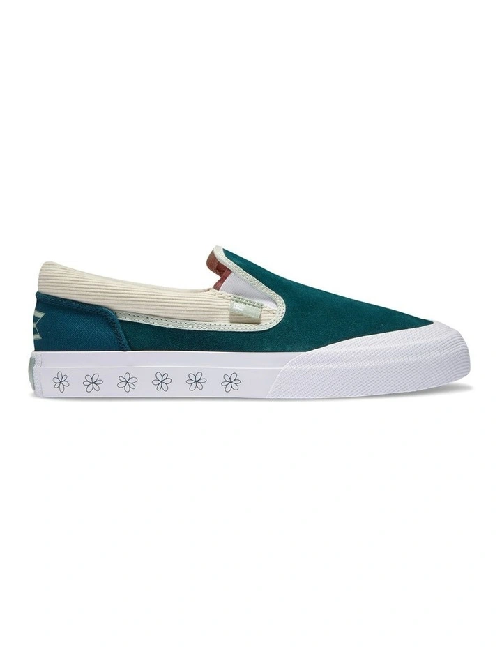 DC Manual X Susie Slip-On Shoes In Dark Teal 1 DC Manual X Susie Slip-On Shoes In Dark Teal