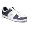 DC Manteca S Leather Skate Shoes In Blue/White