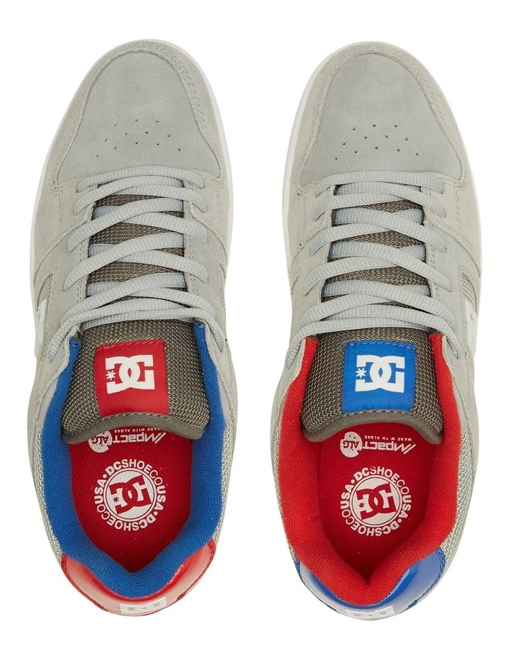 DC Manteca S Leather Skate Shoes In Grey 3 DC Manteca S Leather Skate Shoes In Grey - Image 3