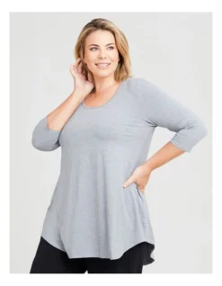 Bamboo Base 3/4 Sleeve Top -Myer Clothing Shop 936348940 3 720x928