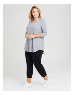 Bamboo Base 3/4 Sleeve Top -Myer Clothing Shop 936348940 4 720x928