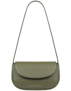 One Of These Days Flapover Shoulder Bag In Khaki