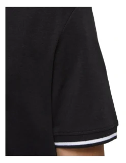 Jack & Jones Jersey Short Sleeve Polo Shirt In Black -Myer Clothing Shop 936479260 5 720x928