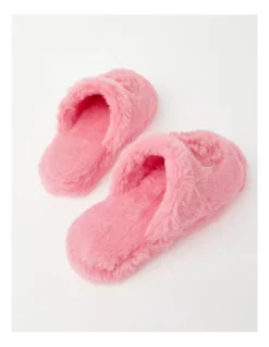 SOHO Smiley Slipper In Pink And White -Myer Clothing Shop 936479800 6 720x928
