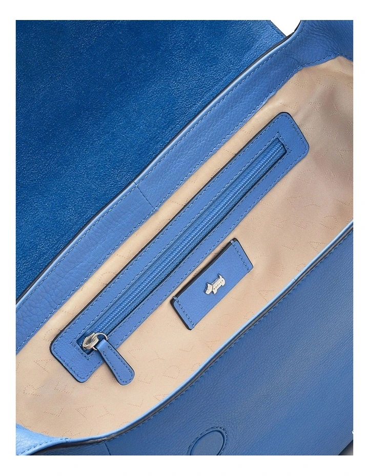 Radley Cranwell Close Medium Flapover Shoulder Bag In Blue 4 Radley Cranwell Close Medium Flapover Shoulder Bag In Blue - Image 4
