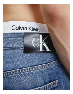 Calvin Klein Jeans 90s Straight Jean In Mid Blue -Myer Clothing Shop 936537940 4 720x928