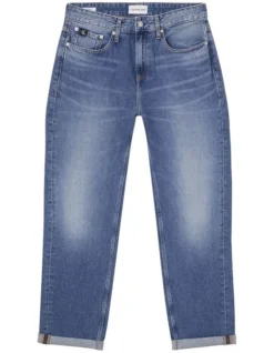 Calvin Klein Jeans 90s Straight Jean In Mid Blue -Myer Clothing Shop 936537940 5 720x928