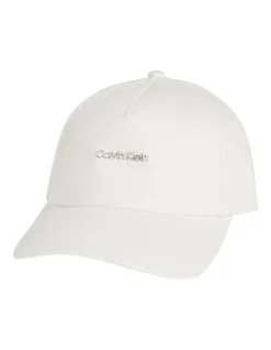 Calvin Klein Ck Must Logo Cap In White