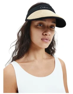 Calvin Klein Calvin Resort Visor In Sand Beige -Myer Clothing Shop 936699130 3 720x928