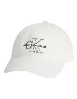 Calvin Klein Two Tone Cap In White