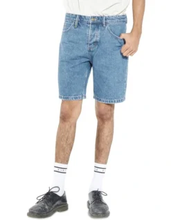 Chopped Hem Denim Short In Highway Blue 7 Chopped Hem Denim Short In Highway Blue -Myer Clothing Shop 936950230 4 720x928