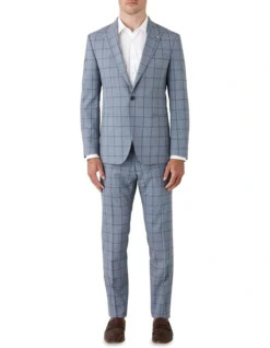 Gibson Caper Slim Fit Trousers In Chambray -Myer Clothing Shop 937508140 937493470 5 720x928