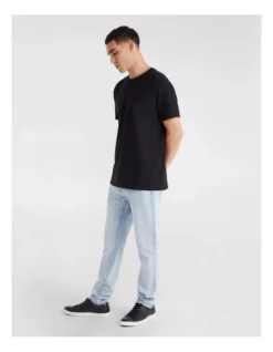 Sayer Slim Tapered Jean In Sky Blue 8 Sayer Slim Tapered Jean In Sky Blue -Myer Clothing Shop 937826200 4 720x928