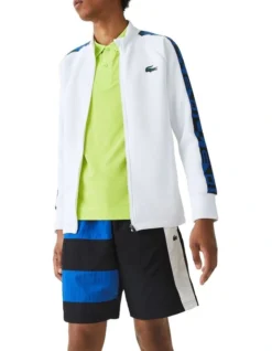 Lacoste Team Leader On Court Midlayer Jacket In White -Myer Clothing Shop 937862020 3 720x928