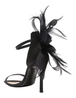 Dollye Sandals In Black Satin 12 Dollye Sandals In Black Satin -Myer Clothing Shop 938108530 6 720x928