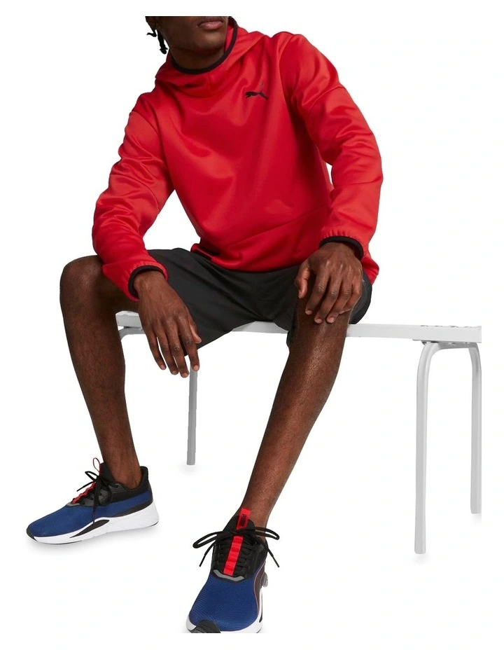 Puma Train All Day Power Fleecee Hoodie In Red 4 Puma Train All Day Power Fleecee Hoodie In Red - Image 4