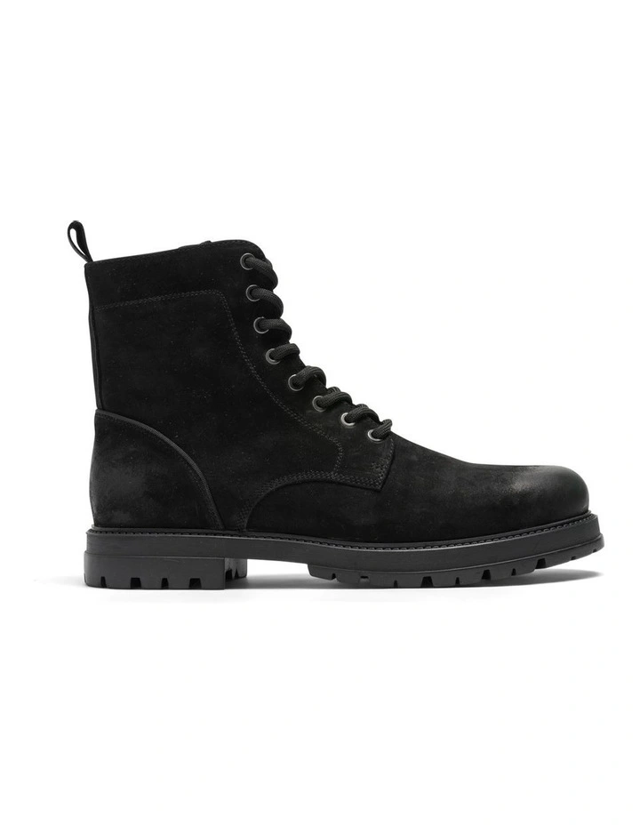 Addington Military Boot In Black 1 Addington Military Boot In Black