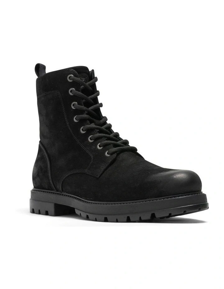 Addington Military Boot In Black 2 Addington Military Boot In Black - Image 2