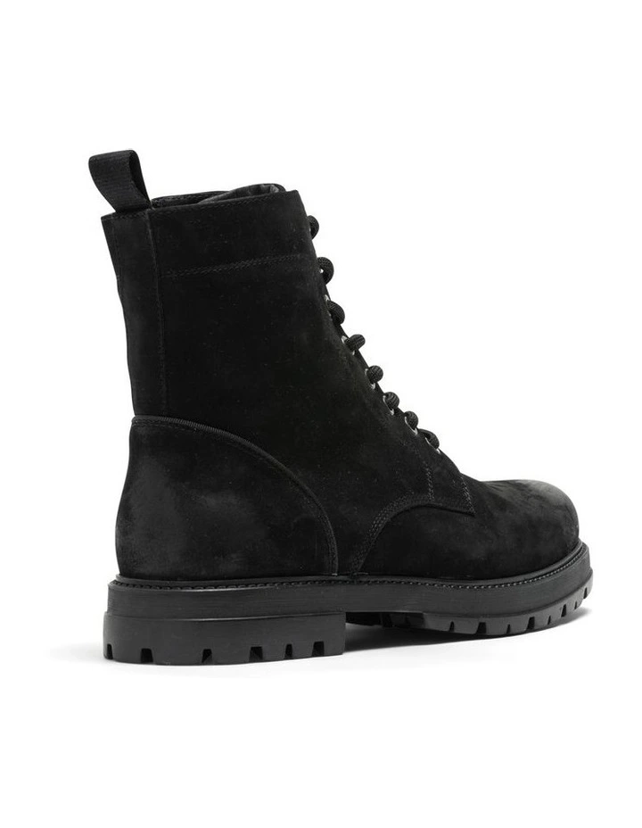 Addington Military Boot In Black 3 Addington Military Boot In Black - Image 3