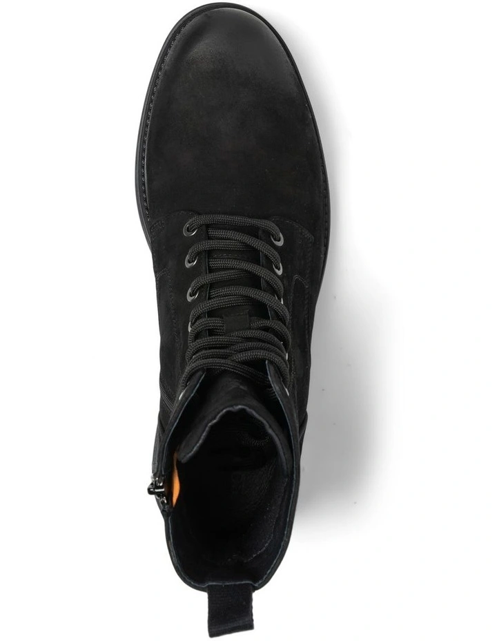 Addington Military Boot In Black 7 Addington Military Boot In Black - Image 7