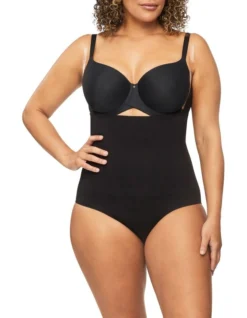 Bamboo Essentials High Waisted Brief In Black