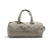 Double Barrel Duffle Bag In Natural Beige