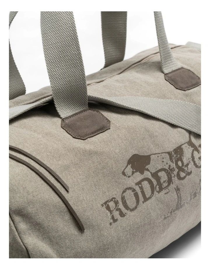 Double Barrel Duffle Bag In Natural Beige 5 Double Barrel Duffle Bag In Natural Beige - Image 5